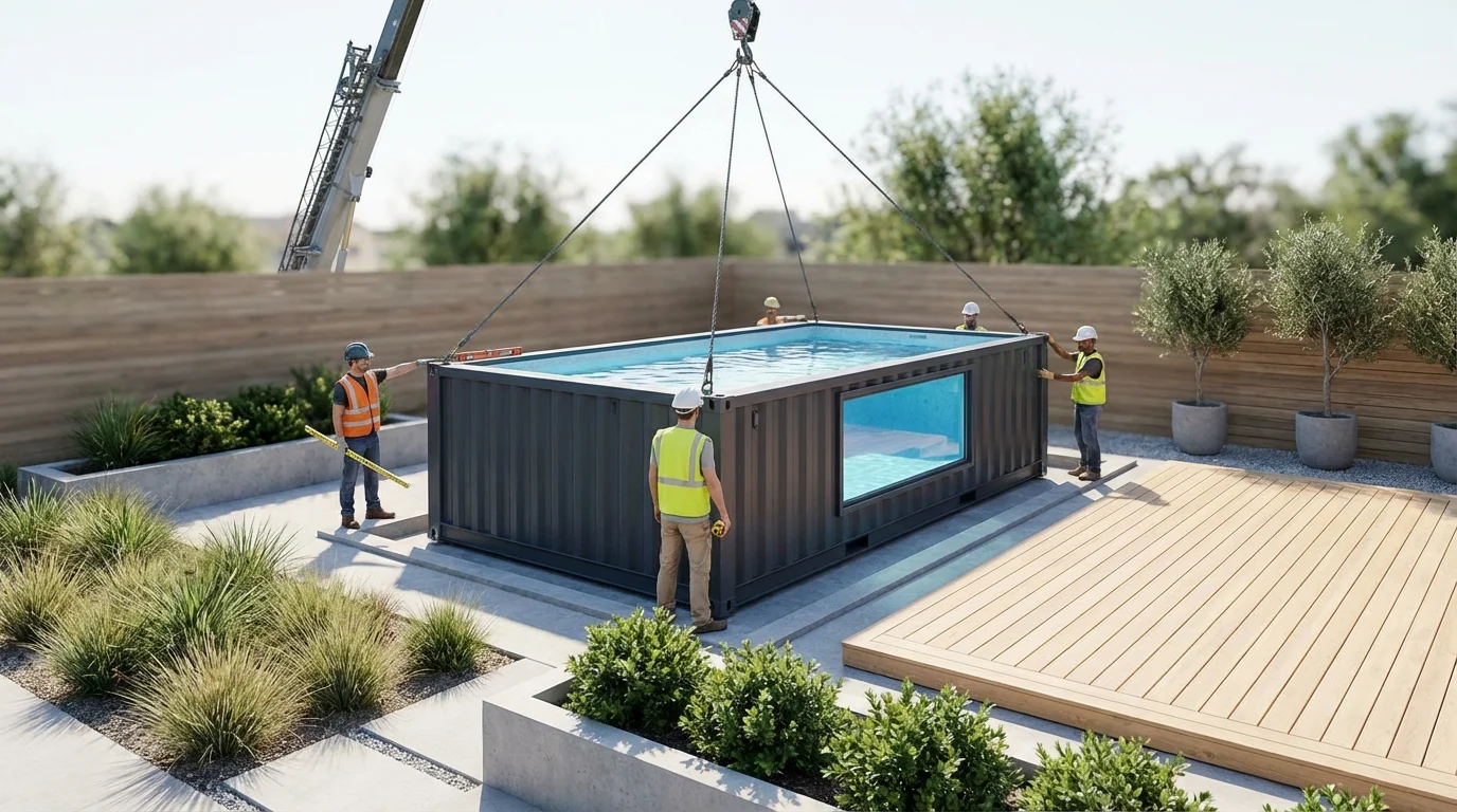 Installation Piscine Container : Les 7 Étapes Clés pour Réussir